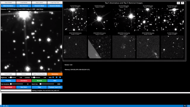Demo search of Hubble Legacy Archive cutouts